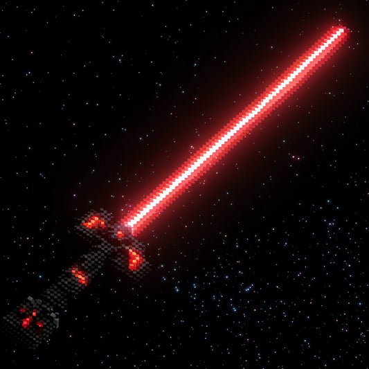 Pixel Art Star Wars Sabre Laser - Sabre-Laser-France