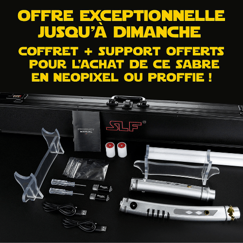 Sabre Laser Ashano - Sabre laser lumineux - RÉPLIQUE - Le plus grand - SLF - France