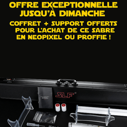 Sabre Laser Galactic Defender - Sabre laser lumineux - RÉPLIQUE - PROFFIE - SLF - France