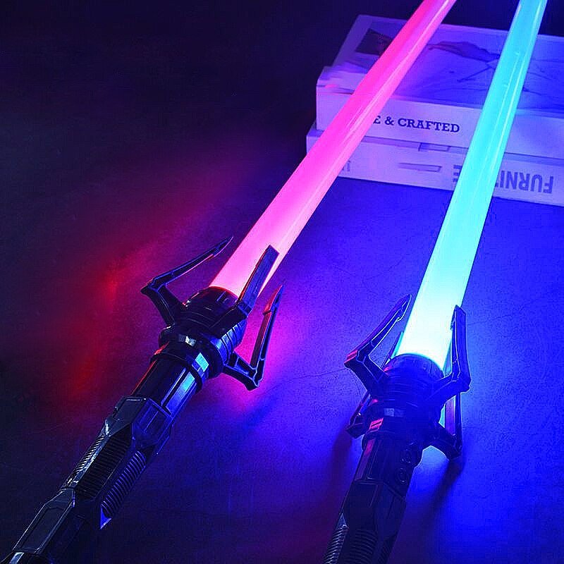 2 Sabre Laser (7 Changements De Couleur) Double Épée LED - Temu Canada